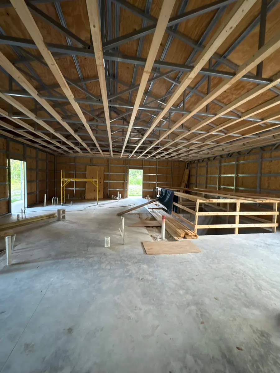 Women's mikvah side construction progress