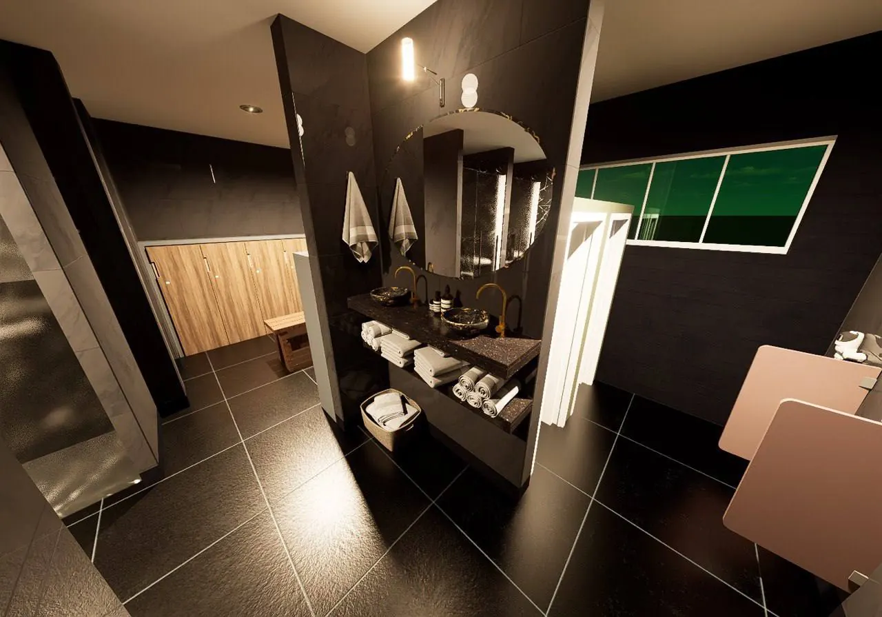 Planned men's mikvah preparation area